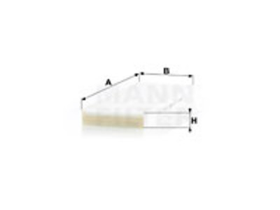 RAITISILMASUODATIN MANN, FORD - Raitisilmasuodattimet - 1482-CU3649 - 1