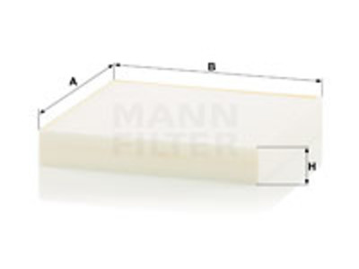 RAITISILMASUODATIN MANN, KIA - Raitisilmasuodattimet - 1482-CU18009 - 1