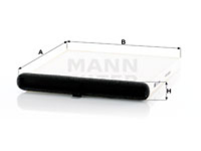 RAITISILMASUODATIN MANN, MAZDA - Raitisilmasuodattimet - 1482-CU24009 - 1
