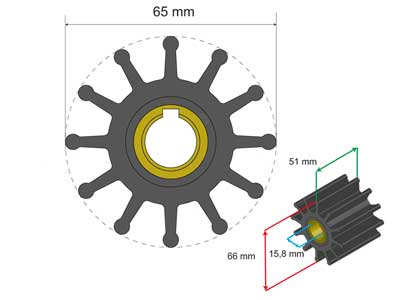 SIIPIPYÖRÄ HD - Veneen siipipyörät - 1798-0601019 - 1