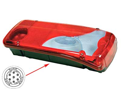 TAKAVALO LC8 OIKEA, SININEN LASI - 7- Kammiovalaisimet - 1608-5119 - 1