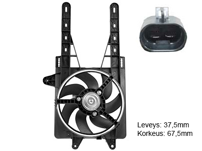 VAPAATUUL.MOOT. PUNTO 93-99 - Vapaatuulettimet ja vastukset merkkihaku - 9037-1569 - 1