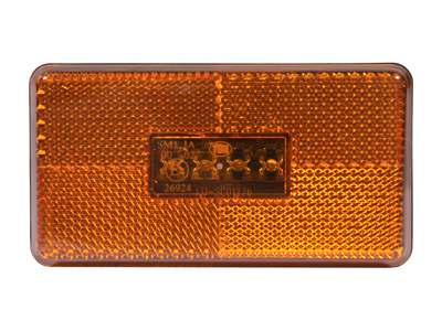 LED-ÄÄRIVALO KELTAINEN 103X55MM 24V - SCANIA P/G/R/T - Keltaiset äärivalot - 1645-3009 - 1