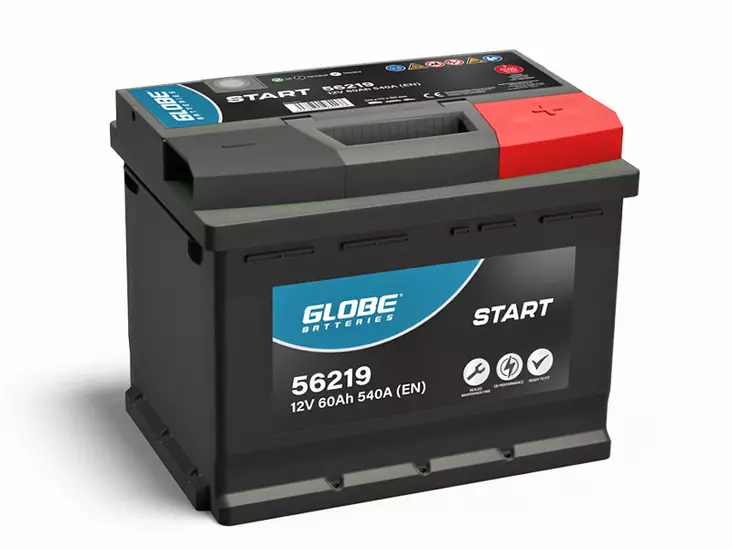 GLOBE SMF 62AH 242X175X190 -/+ 540A EN - GLOBE käynnistysakut - 1806-56219 - 2