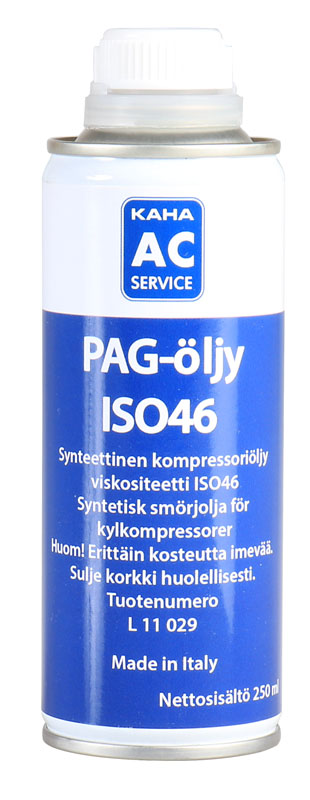 Kompressoriöljy PAG ISO46 250ml - Ilmastoinnin kompressoriöljyt - L11029 - 1