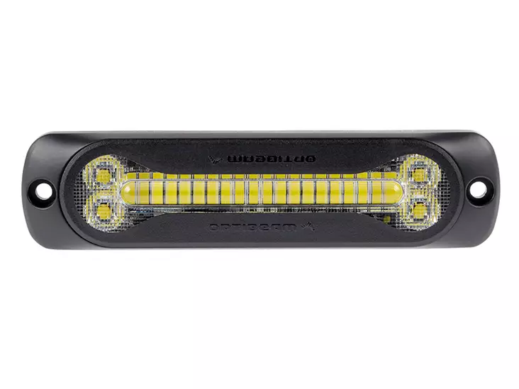 Optibeam Dark Phantom SX6 led-tasovilkku 12-24V - Valkoinen - LED-tasovilkku - 1603-300779 - 1