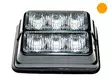 LED-MAJAKKA/VAROITUSVALO 12V 6 LED - LED-tasovilkku - 40-LED612A - 1