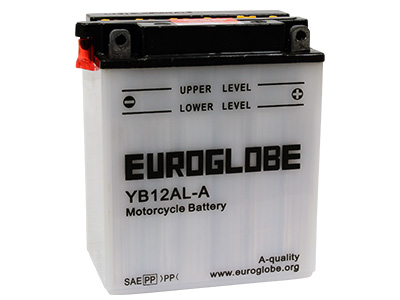 GLOBE 12V 12AH 134X80X160 -/+ 135A (EN) - Euroglobe Mp-akut - 1805-YB12AL-A - 1