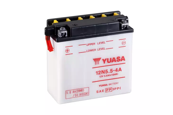 YUASA MP-AKKU 12V 5,8AH 12N5.5-4A +/- - Yuasa Mp-akut - 12N5-5-4A - 1