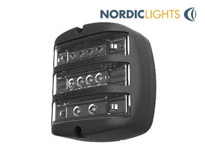 NORDIC DORADO N70LED 12V TAKAVALO - LED-neliö takavalot - 1605-983003B - 1
