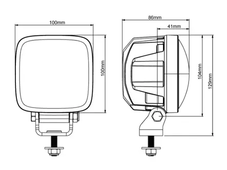 NORDIC # SCORPIUS PRO 415PH 28W GLARE FREE - Trukkivalot - 1605-989101B - 3