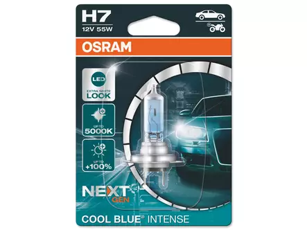 Osram Cool Blue H7 12V NextGen polttimo 1kpl - H7 12V halogenpolttimot - 10-64210CBN-01B - 1