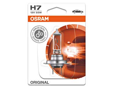 Osram Original H7 12V polttimo 1kpl Blister - OSRAM 12V Halogen H7 - 10-64210-01B - 1