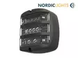 NORDIC DORADO N70LED 24V TAKAVALO - LED-neliö takavalot - 1605-983001B - 1