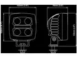 NORDIC SCORPIUS LED N2401 24W 12/24V FLOOD - LED-työvalot <28W - 1605-981302B - 3