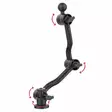 Ram Mounts Dual komposiittinen säädettävä kiinnitysvarsi 1,5" C-sarja - Komponentit C-sarja 1,5 " pallo - RAP-411D-114-PA2-B - 3