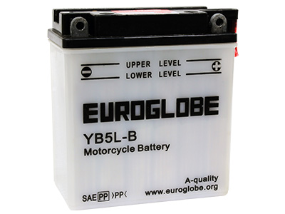 GLOBE 12V 5AH 120X60X130 -/+ 75A (EN) - Euroglobe Mp-akut - 1805-YB5L-B - 1