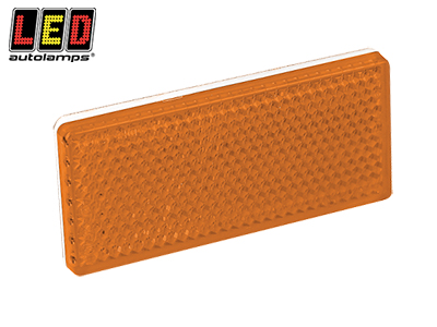 HEIJASTIN, SUORAKAIDE - KELTAINEN - 1 KPL/PKT BULK - Ajoneuvoheijastimet ja kilvet - 1614-7030AEB - 1