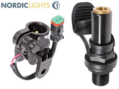 NORDIC KIINNITYSJALKA 40MM JALALLE DIN TAPPIIN - LED-peruutus- ja työvalotarvikkeet ja va - 1605-906S592B - 1