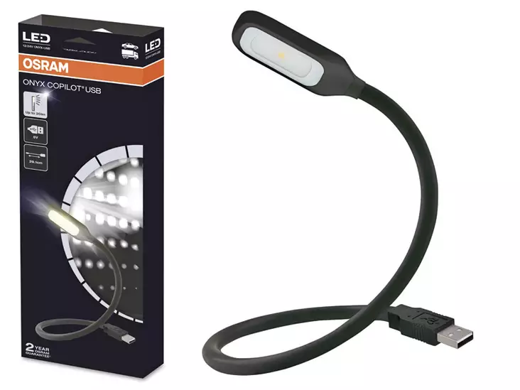OSRAM ONYX COPILOT LED-LUKUVALO 12/24V - USB ASENNUS - Karttavalot - 10-ONYX-USB - 1
