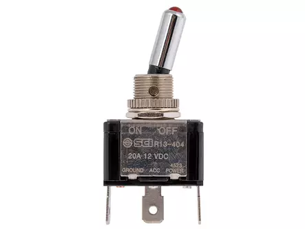 C-PWR METALLINEN VIPUKATKAISIJA ON-OFF LED-MERKKIVALOLLA - Vipukytkimet valolla - 29-1531-C - 3