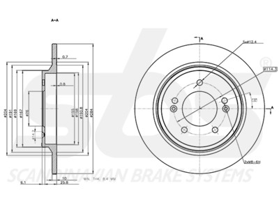 JARRULEVY SBS, 2 KPL/PKT, TAKA, HYUNDAI, KIA - Jarrulevyt - 88-1732C - 1