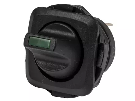 C-PWR VIPUKATKAISIJA PYÖREÄ 0-1 VIH (LED PÄÄSSÄ) - Vipukytkimet - 29-1538-C - 1