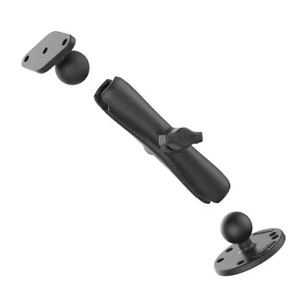 Ram Mounts Pitkä Kiinnitysvarsisarja - Pyöreä+soikea pohja 1" B-sarja - Kiinnityssarja B-sarja 1" pallo - RAM-B-138U-C - 2
