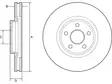 JARRULEVY DELPHI, 1 KPL / PKT, ETU, FORD - Jarrulevyt - BG9203C - 1