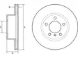 JARRULEVY DELPHI, 2 KPL / PKT, ETU, BMW 1 3 4 - Jarrulevyt - BG4645C - 1