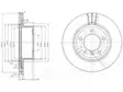 JARRULEVY DELPHI, 2 KPL / PKT, ETU, BMW - Jarrulevyt - BG3900C - 1