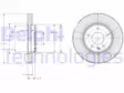 JARRULEVY DELPHI, 2 KPL / PKT, ETU, CHEVROLET / OPEL - Jarrulevyt - BG4092C - 1