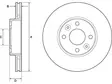 JARRULEVY DELPHI, 2 KPL / PKT, ETU, DACIA / NISSAN / RENAULT - Jarrulevyt - BG3762C - 1
