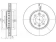 JARRULEVY DELPHI, 2 KPL / PKT, ETU, DACIA - Jarrulevyt - BG4536C - 1