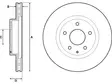 JARRULEVY DELPHI, 2 KPL / PKT, ETU, MAZDA 3, CX-3 - Jarrulevyt - BG4713C - 1