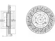 JARRULEVY DELPHI, 2 KPL / PKT, ETU, MERCEDES - Jarrulevyt - BG3985C - 1