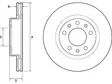 JARRULEVY DELPHI, 2 KPL / PKT, ETU, PEUGEOT 308 - Jarrulevyt - BG4700C - 1