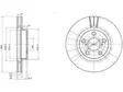 JARRULEVY DELPHI, 2 KPL / PKT, ETU, TOYOTA - Jarrulevyt - BG3347C - 1