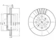 JARRULEVY DELPHI, 2 KPL / PKT, ETU, TOYOTA - Jarrulevyt - BG3519C - 1