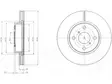 JARRULEVY DELPHI, 2 KPL / PKT, ETU, TOYOTA - Jarrulevyt - BG4116C - 1
