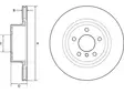 JARRULEVY DELPHI, 2 KPL / PKT, TAKA, BMW X - Jarrulevyt - BG4644C - 1