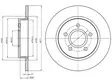 JARRULEVY DELPHI, 2 KPL / PKT, TAKA, FORD - Jarrulevyt - BG4386C - 1