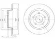 JARRULEVY DELPHI, 2 KPL / PKT, TAKA, FORD - Jarrulevyt - BG4533C - 1