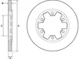 JARRULEVY DELPHI, 2 KPL / PKT, TAKA, FORD - Jarrulevyt - BG4680C - 1