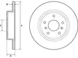 JARRULEVY DELPHI, 2 KPL / PKT, TAKA, NISSAN RENAULT - Jarrulevyt - BG4807C - 1