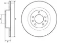 JARRULEVY DELPHI, 2 KPL / PKT, TAKA, PEUGEOT 508 - Jarrulevyt - BG4748C - 1