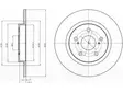 JARRULEVY DELPHI, 2 KPL / PKT, TAKA, TOYOTA - Jarrulevyt - BG4200C - 1