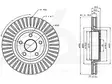 JARRULEVY SBS, 1 KPL/PKT, ETU, JEEP - Jarrulevyt - 88-2370C - 3