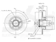 JARRULEVY SBS, 1 KPL/PKT, TAKA, NISSAN, OPEL, RENAULT - Jarrulevyt - 88-1220C - 3