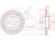 JARRULEVY SBS, 2 KPL/PKT, ETU, TOYOTA - Jarrulevyt - 88-1711C - 3